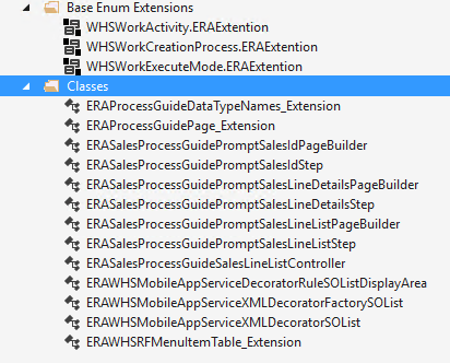 Example objects - Mobile device development Dynamics 365