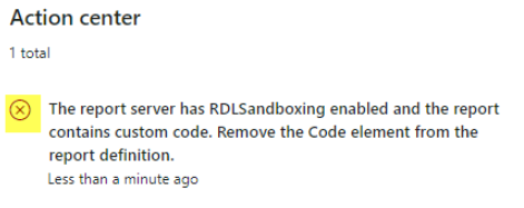 RDL sandboxing error