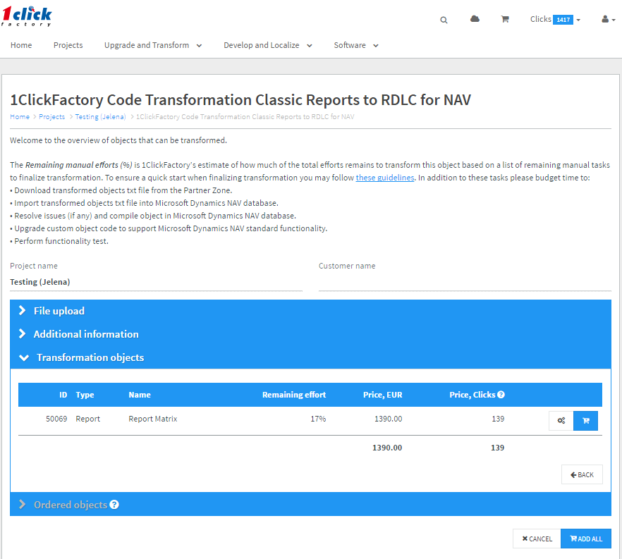 Classic Reports to RDLC transformation